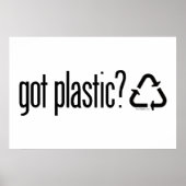 Heb je plastic? Recyclingbord Poster (Voorkant)
