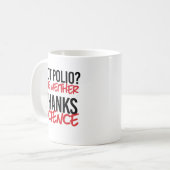 Heb je polio? Ik ook niet Koffiemok (Voorkant links)