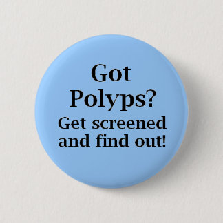 Heb je Polyps? Ronde Button 5,7 Cm