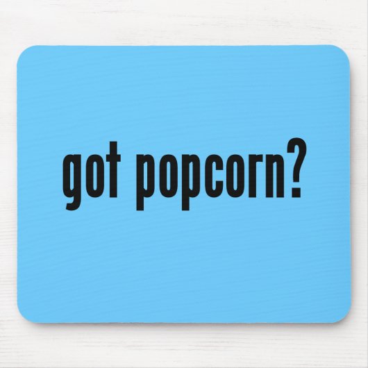 Heb je popcorn? muismat (Voorkant)