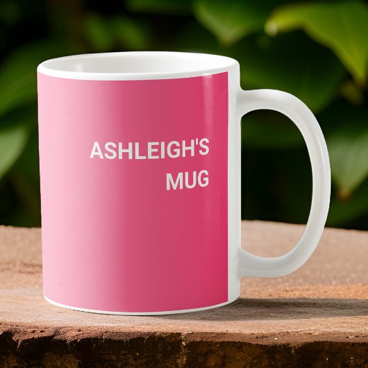 Heb je problemen? Spreadsheet ze weg roze verloop Koffiemok