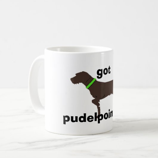 "Heb je Pudelpointer?" KoffieMok (Voorkant links)
