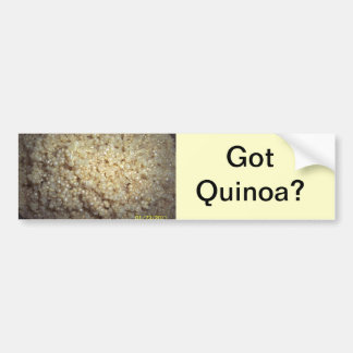 Heb je Quinoa? Bumpersticker
