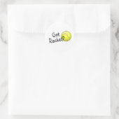 Heb je Racket? (Tennisbal) Ronde Sticker (Tas)