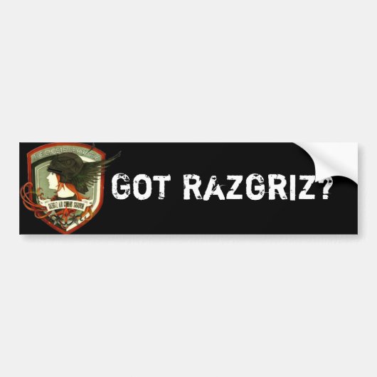 Heb je Razgriz? Bumpersticker (Voorkant)