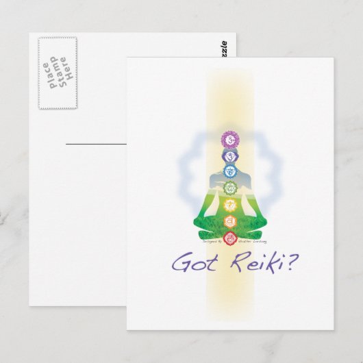 Heb je Reiki? Briefkaart (Voorkant / Achterkant)