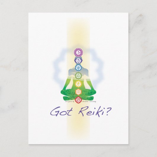 Heb je Reiki? Briefkaart (Voorkant)