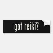 Heb je Reiki? Bumpersticker (Voorkant)
