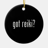 Heb je Reiki? Keramisch Ornament (Voorkant)