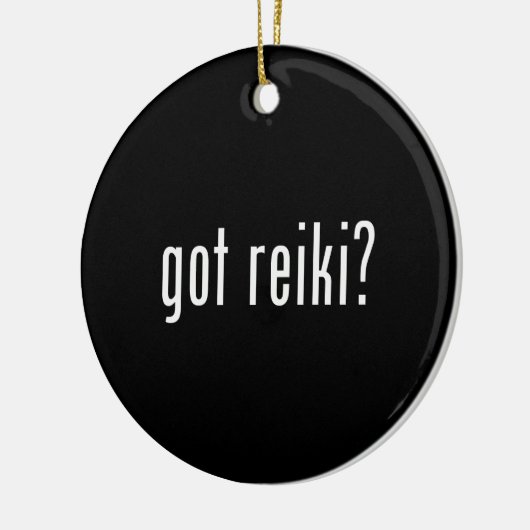 Heb je Reiki? Keramisch Ornament (Links)