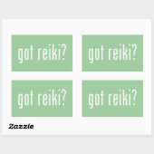 Heb je Reiki? Rechthoekige Sticker (Vel)