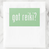 Heb je Reiki? Rechthoekige Sticker (Tas)