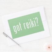 Heb je Reiki? Rechthoekige Sticker (Envelop)