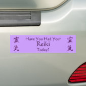 Heb je Reiki symbool gehad? Bumpersticker (Op auto)