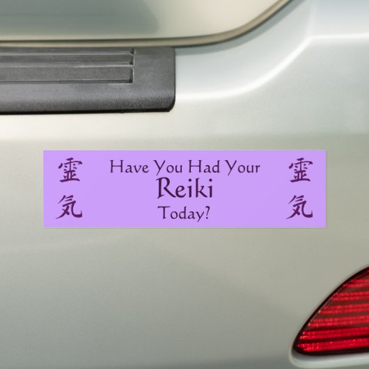 Heb je Reiki symbool gehad? Bumpersticker (Op auto)