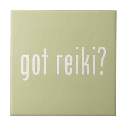 Heb je Reiki? Tegeltje (Voorkant)