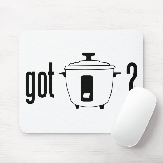 Heb je rijst? (koker) muismat (Met muis)