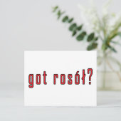 Heb je rosol? briefkaart (Staand voorkant)