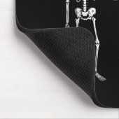 Heb je rug _ Funny Skeleton Pun Muismat (Hoek)