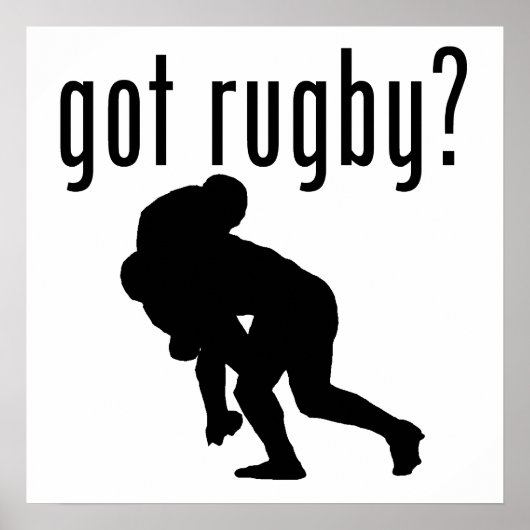 Heb je rugby? poster (Voorkant)