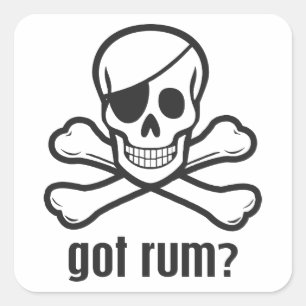 Heb je Rum? Vierkante Sticker