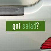Heb je salade? bumpersticker (Op auto)