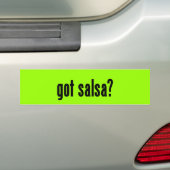 Heb je salsa ? bumpersticker (Op auto)