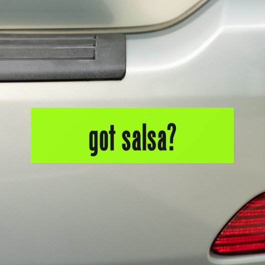 Heb je salsa ? bumpersticker (Op auto)