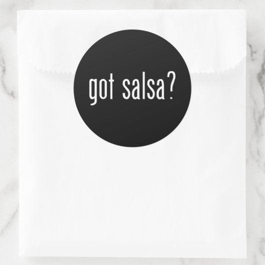 Heb je Salsa? sticker (Tas)