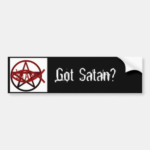 "Heb je Satan?" Bumpersticker