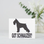 Heb je Schnauzer? Briefkaart (Staand voorkant)