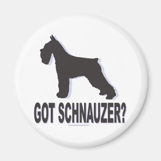 Heb je Schnauzer? Magneet (Voorkant)