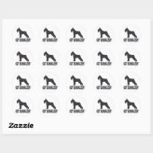 Heb je Schnauzer? Ronde Sticker (Vel)