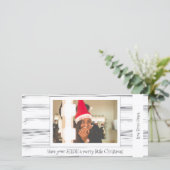 Heb je Selfie een prettige kerst Feestdagenkaart (Staand voorkant)