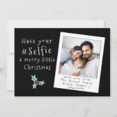 Heb je Selfie een prettige kerstKaart Kaart (Voorkant)