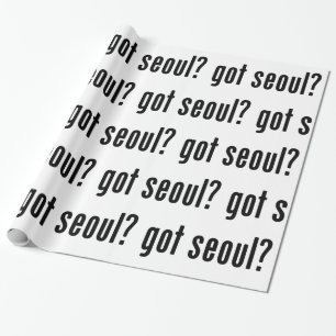 Heb je seoul? cadeaupapier