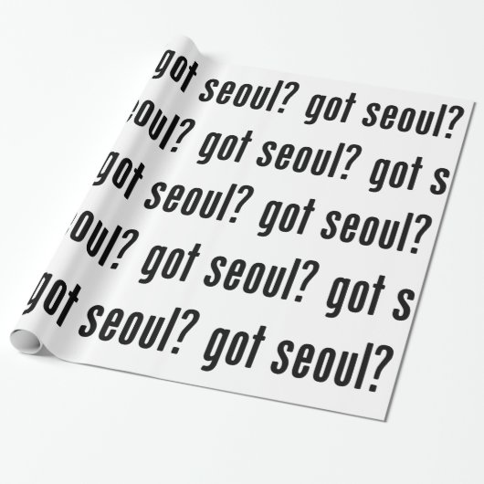 Heb je seoul? cadeaupapier (Uitgerold)