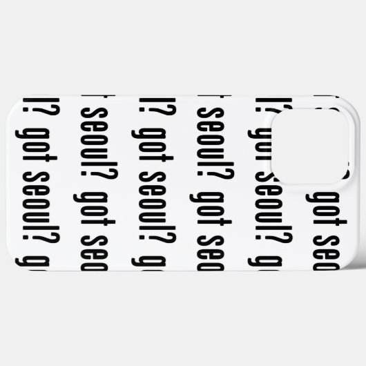 Heb je seoul? Case-Mate iPhone case (Achterkant (horizontaal))