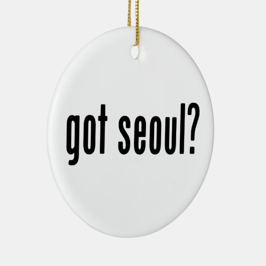 Heb je seoul? keramisch ornament (Rechts)