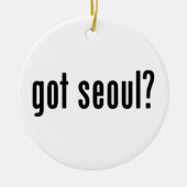 Heb je seoul? keramisch ornament (Voorkant)