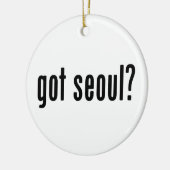 Heb je seoul? keramisch ornament (Links)