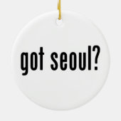 Heb je seoul? keramisch ornament (Achterkant)
