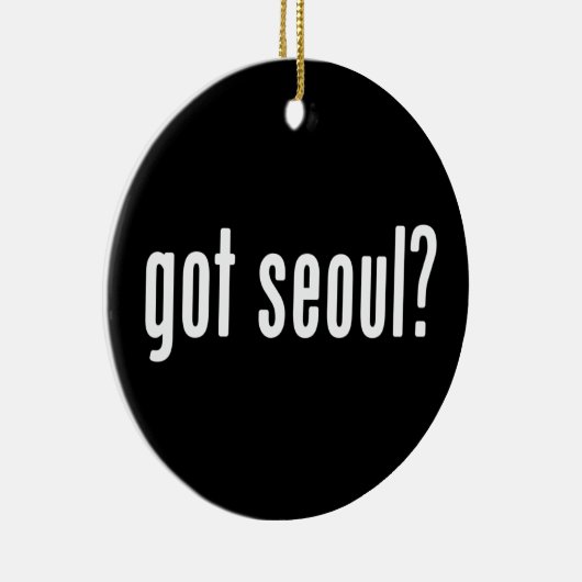 Heb je seoul? keramisch ornament (Rechts)