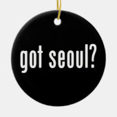 Heb je seoul? keramisch ornament (Voorkant)