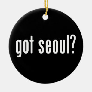 Heb je seoul? keramisch ornament
