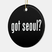 Heb je seoul? keramisch ornament (Links)