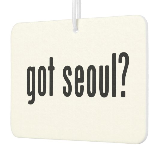 Heb je seoul? luchtverfrisser (Links)