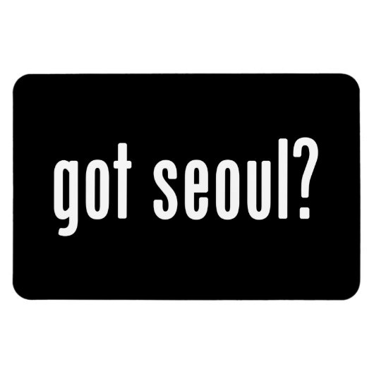 Heb je seoul? magneet (Horizontaal)