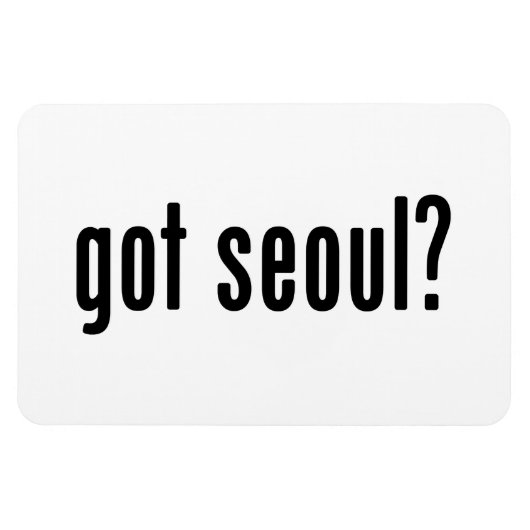 Heb je seoul? magneet (Horizontaal)