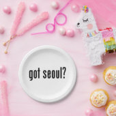 Heb je seoul? papieren bordje (Feest)